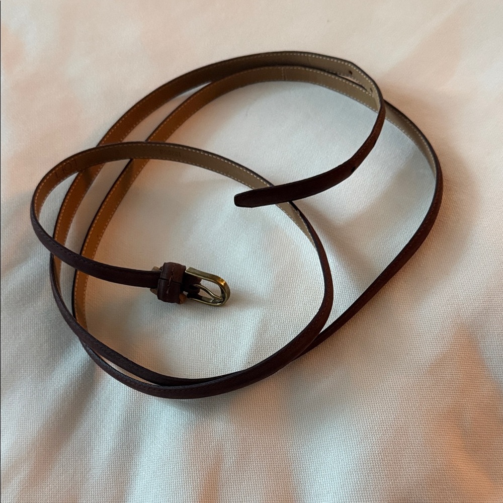 LOFT Purple Leather Belt